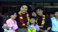 The family reunites, December 1991