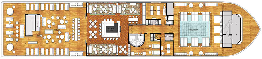 Deck plan — Strand Cruises