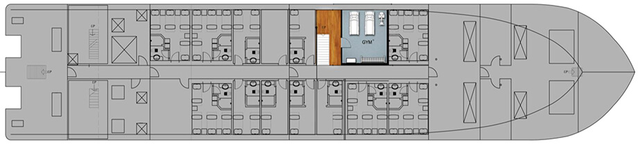 Deck plan — Strand Cruises