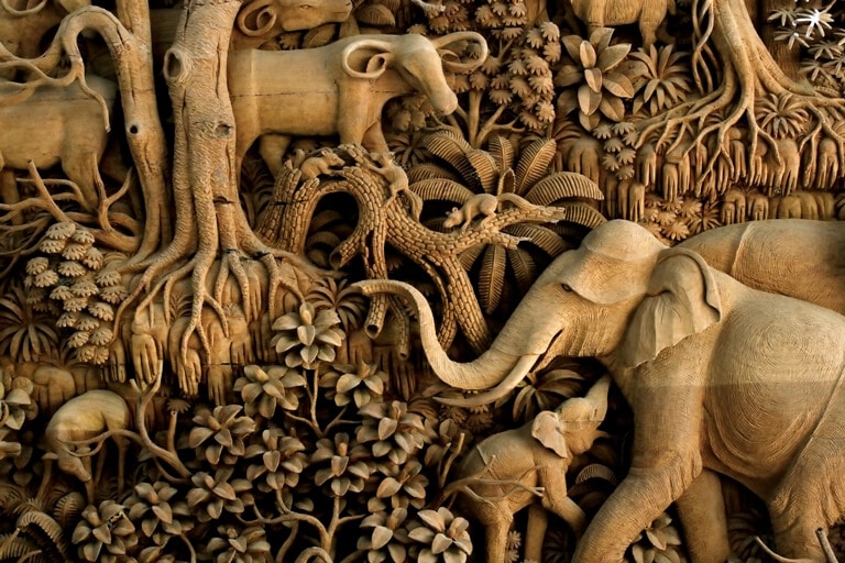 Woodcarving factory