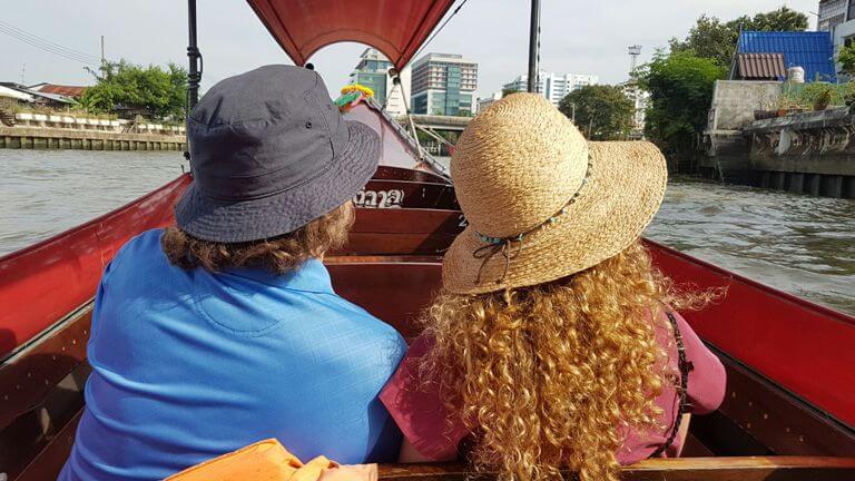 Long Tail Boat On Chao Phraya River